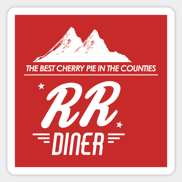 Twin Peaks Cherry Pie RR Diner Magnet by Rebus28